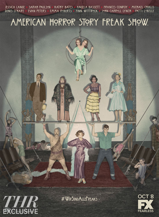 vorpalsuicide:  tvandfilm: American Horror Story: First Look at Freak Show Cast Art