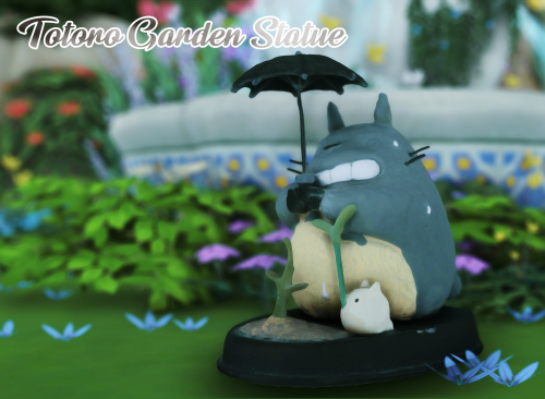 melunn: Totoro Garden StatueA cute lil’ totoro statue for your gardens!new mesh60§ found 