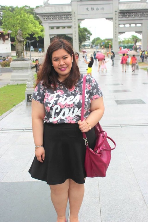During our Hong Kong vacation. I cant help but still love this outfit because it&rsquo;s pink, flora