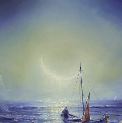 The Moon in paintings by Mariusz Lewandowskii/ii