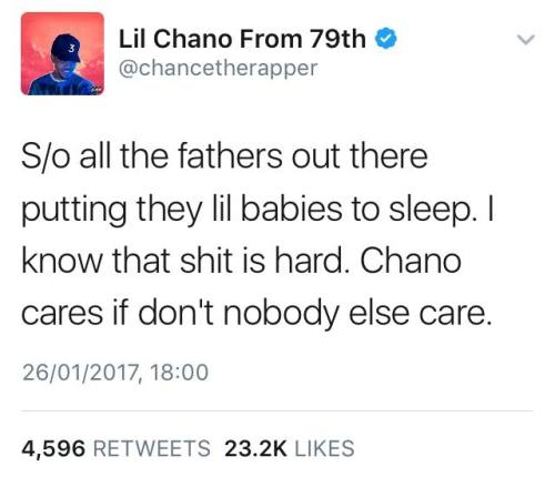 twitblr:Chance The Rapper’s shoutout