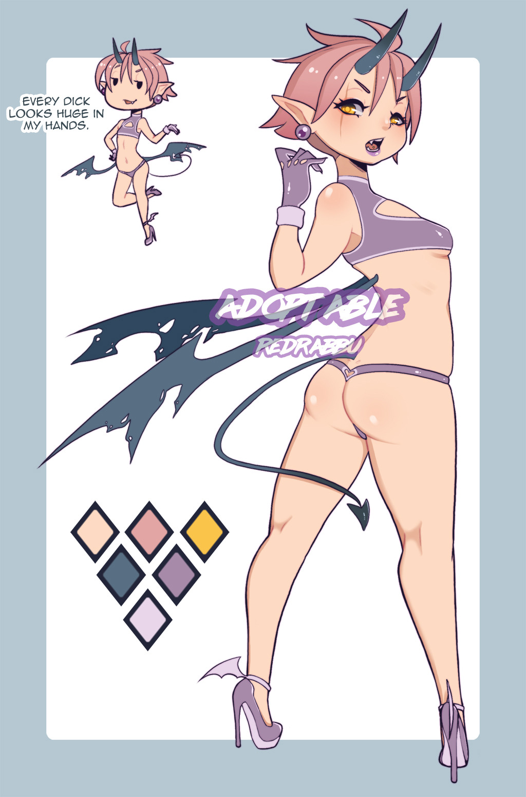 redrabbu: Succubus adopt for my monster girl challenge!Already sold to HatsuneMoocow