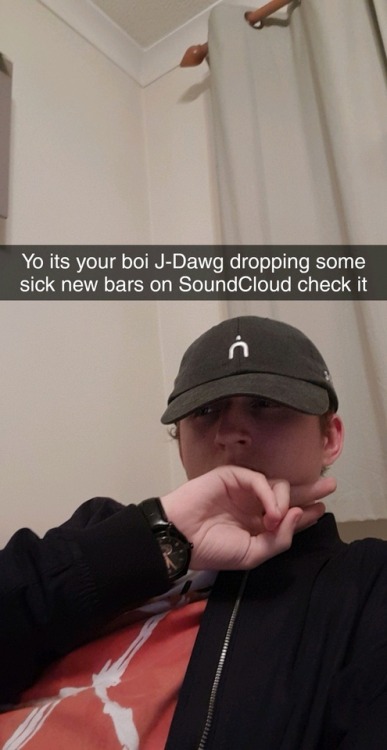 itsagifnotagif:  Whatever way I wear my cap my persona can change into a different white male cliché (Snapchat: itsagifnotagif)