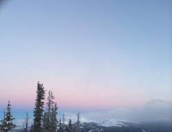 heckering:  today i was on the mountain before the sun was 