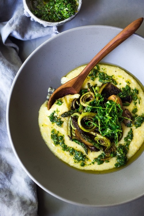 Vegan Creamy Polenta Round UpVegan Creamy Polenta & Red Wine Mushrooms (GF)Creamy Polenta With S