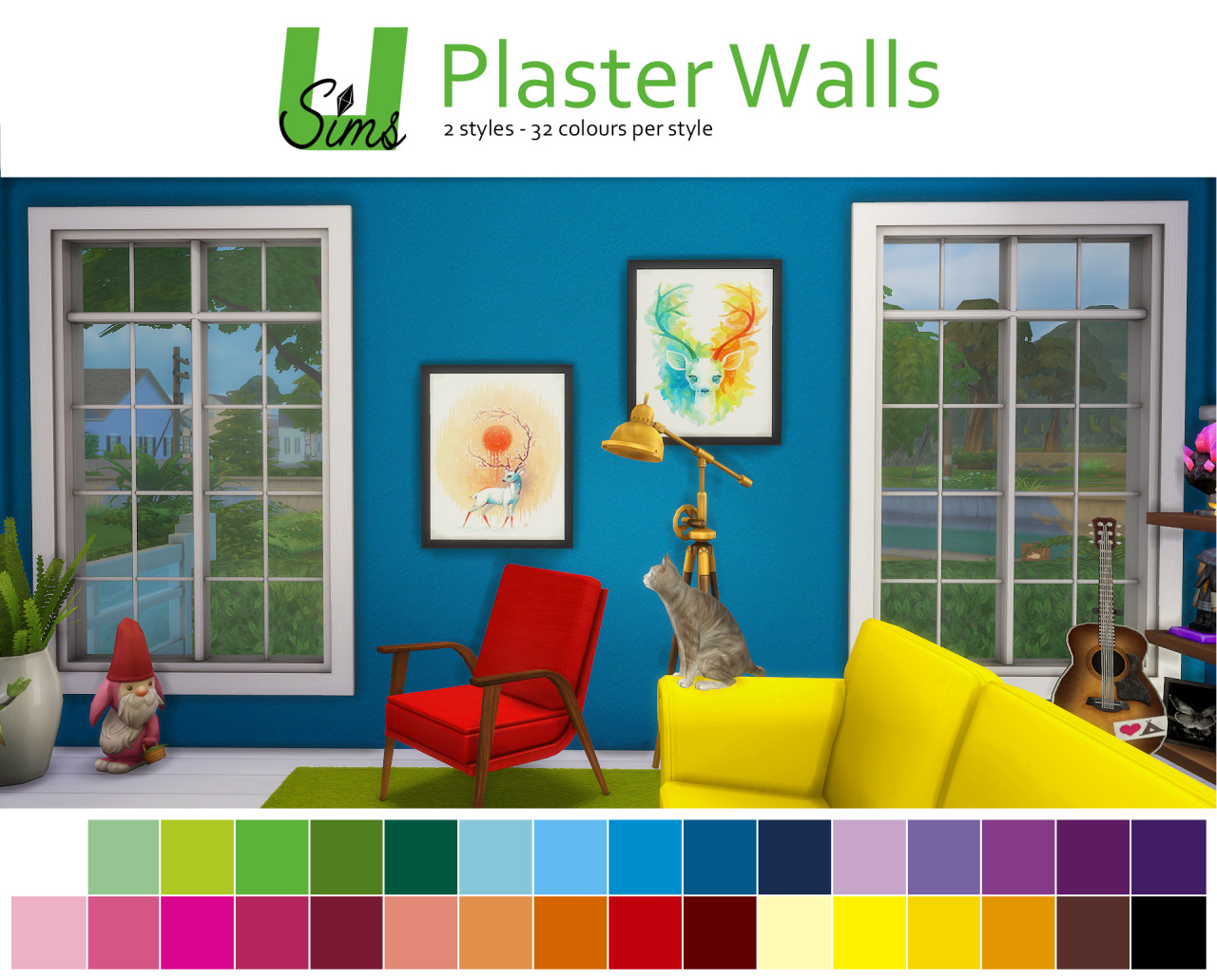 Sims 4 Wall Panel CC