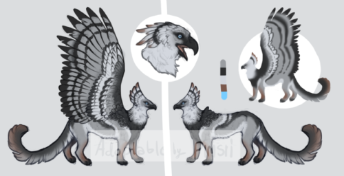 Above are Griffon adoptable, and below are a custom Unicorn design!I offer animal/monster/beast desi