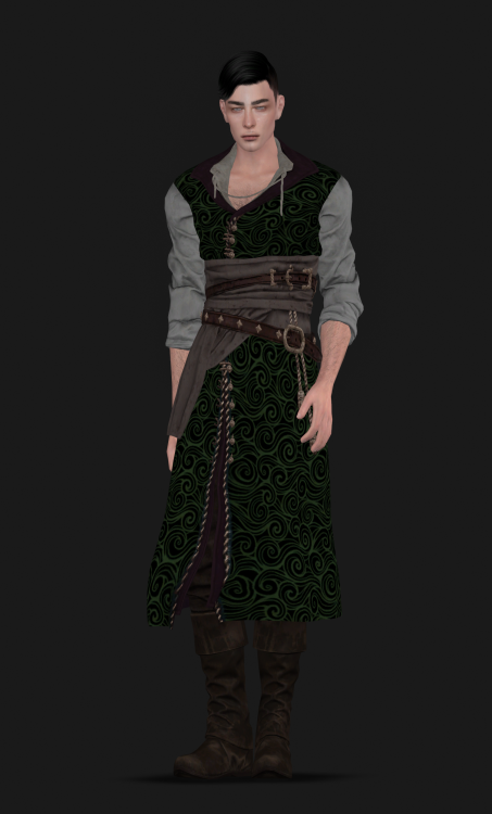 plazasims: Olgierd setNew mesh1 colorFor maleFull bodyHQ compatibleSet contains: three costume, ring