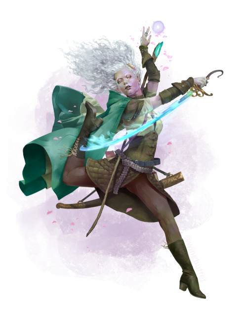 Ariadne, Half-Elf Bladesinger In combat, a bladesinger uses a series of intricate, elegant maneuvers