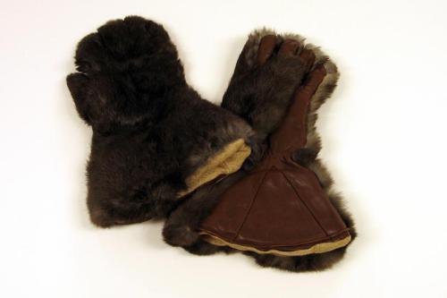 Joseph Stalin gave these fur gloves to Franklin Roosevelt during the Yalta Conference in Februa