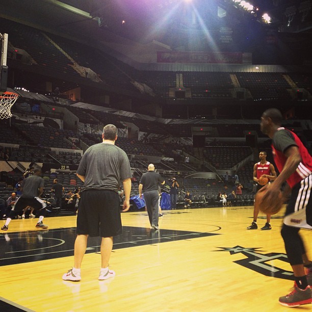 instanba:  Saturday afternoon @MiamiHEAT practice is now underway! :: http://bit.ly/11HoP23