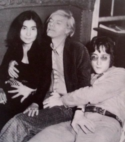 thesigmaofelton:  Andy Warhol, John Lennon