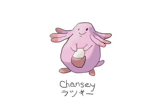 Drew Pokemon With My Left Hand, Chansey