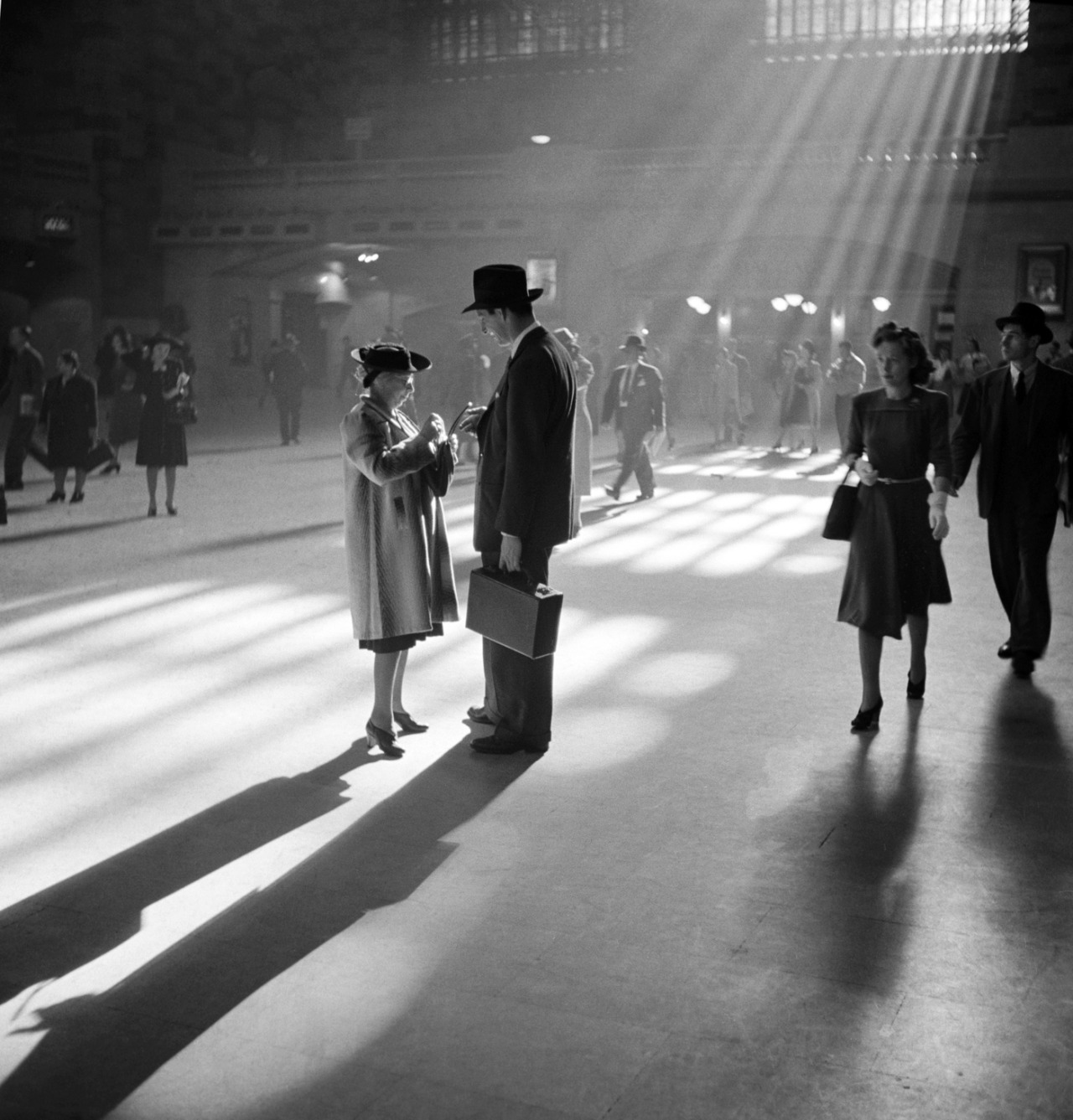 Grand Central Terminal, New York City, New York, USA, John Collier for Office of War Information, October 1941. From Universal History Archive/Universal Images Group via Getty Images.