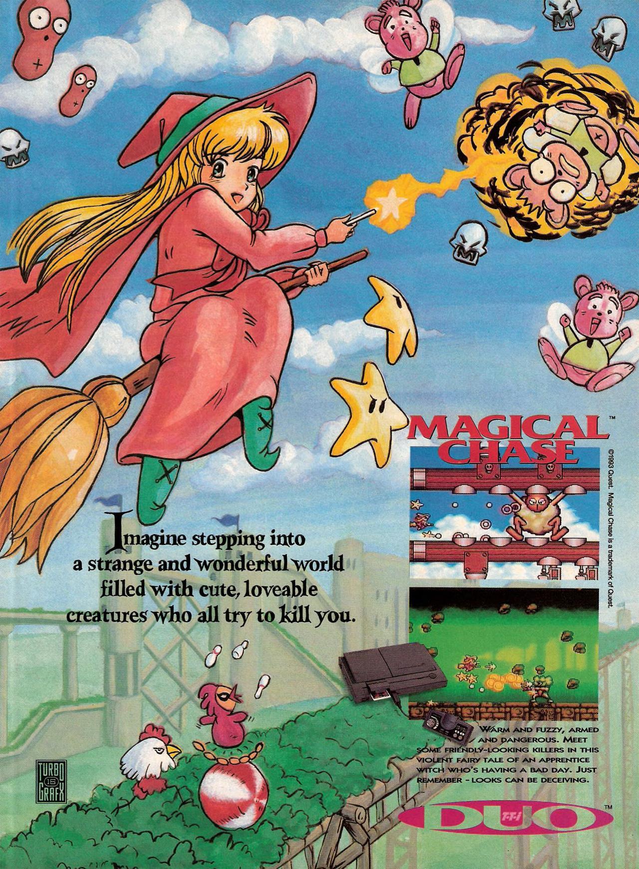 ‘Magical Chase’[TGCD] [USA] [MAGAZINE] [1993]
• GamePro, August 1993 (#49)
• Scanned by Phillyman, via RetroMags