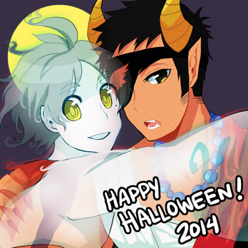electricprince: Happy Halloween! Have some spooky daisuga!!…or should I say…. DIESPOOKA （o ｀▽´ )oΨ