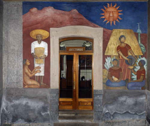 The Four Seasons  -  Diego Rivera  1923-1927.Mexican 1886-1957Chapingo National School of Agricultur