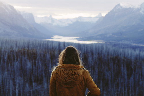 alexstrohl:  On the back roads of Glacier National Park, MontanaWith Andrea 