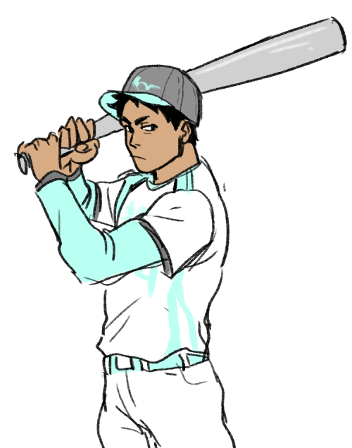 scionoflegends:based off of this…what is ridiculous is that what took me longest with all these drawings is picking color schemes/designs for each sports uniform… assuming aoba jousai has all these sports clubs… i totally forgot american football