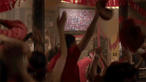 becausefutbol:  If your team wins, you won’t get to party like this again until