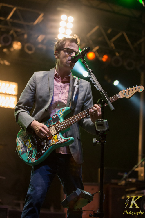 Weezer playing at 103.3 The Edge’s Edgefest at the Outer Harbor Concert site in Buffalo, NY on