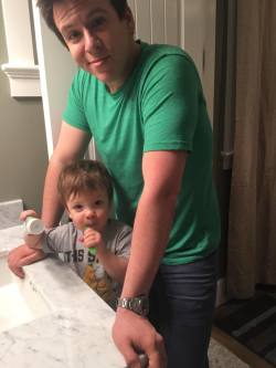 defranco:  My wife took this picture and then immediately started crying so I figured it was shareworthy :-p   bet he got a boner from those tears