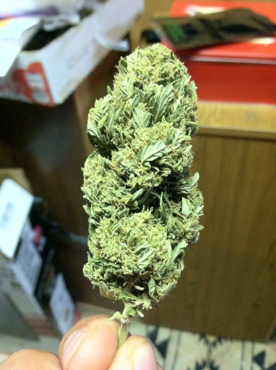 smokedopewiththepope:  Bummed I have to break up the big nug, but I gotta get high
