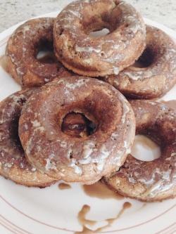 quietkindspecialpeople:  Homemade Maple Donuts  (low carb/sugar/fat)  High taste