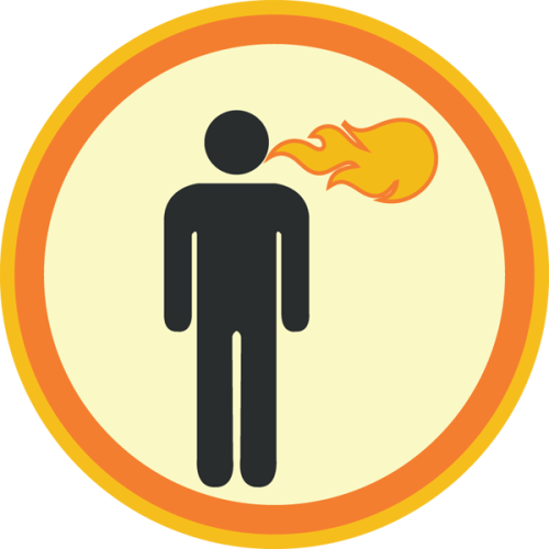 Lifescouts: Firebreathing BadgeIf you have this badge, reblog it and share your story;If not, go and