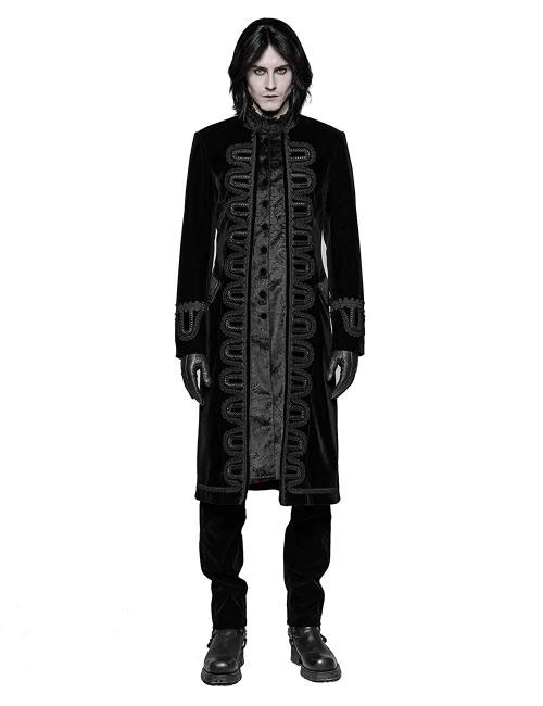 Men’s Gothic Court Coat by Punk Rave - get it here☠️ Best Blog for dark fashion and lifestyle 