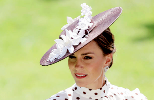 theroyalsandi: The Duchess of Cambridge attends the fourth day of Royal Ascot at Ascot Racecourse | 