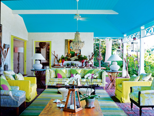 House tour: inside designer Kit Kemp&rsquo;s vividly coloured Barbados home  - Vogue Living