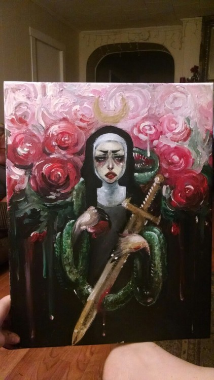 milkywitchguts: Finally finished that painting!