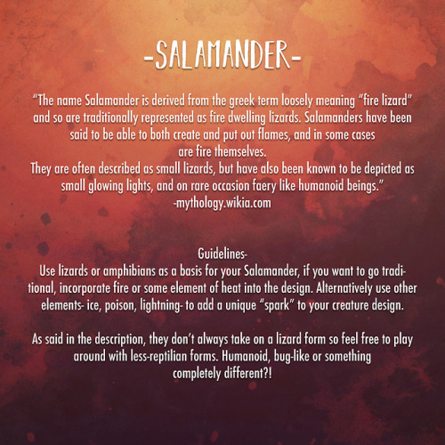 New #Creature_Feature theme, runs till 15th November: SALAMANDERSAs always, tag me in your post and 