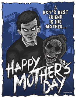 brokehorrorfan:  Happy Mother’s Day from Broke Horror Fan!Artwork by chrisraimoart.  Lol.