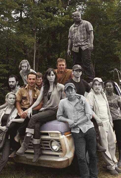 Rick, Daryl, Carl and Carol. The last of the originals. RIP Glenn and Abraham