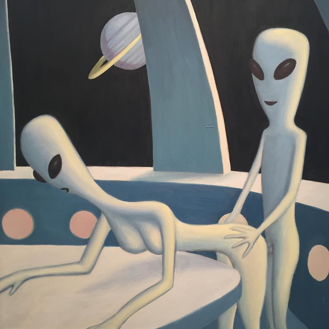 genuinecowboy:  Various paintings found in thrift stores during the late 80s by the
