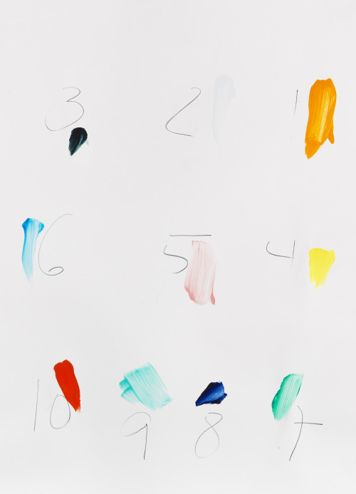 ochyming:Imi Knoebel German.. 1940.Untitled || Ohne Titel, 2004Dispersion paint, Acrylic and pencil 