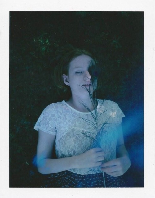 Series : Melancholy (polaroid test shots) by Miya BirdJune 2014 / New Paltz, NYModel: meShot with fu