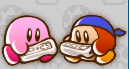 battleagainstachristmasyopponent:Please appreciate this picture of Kirby and Bandana Dee holding Wii remotes