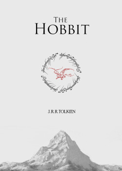 The Hobbit - minimalist book cover