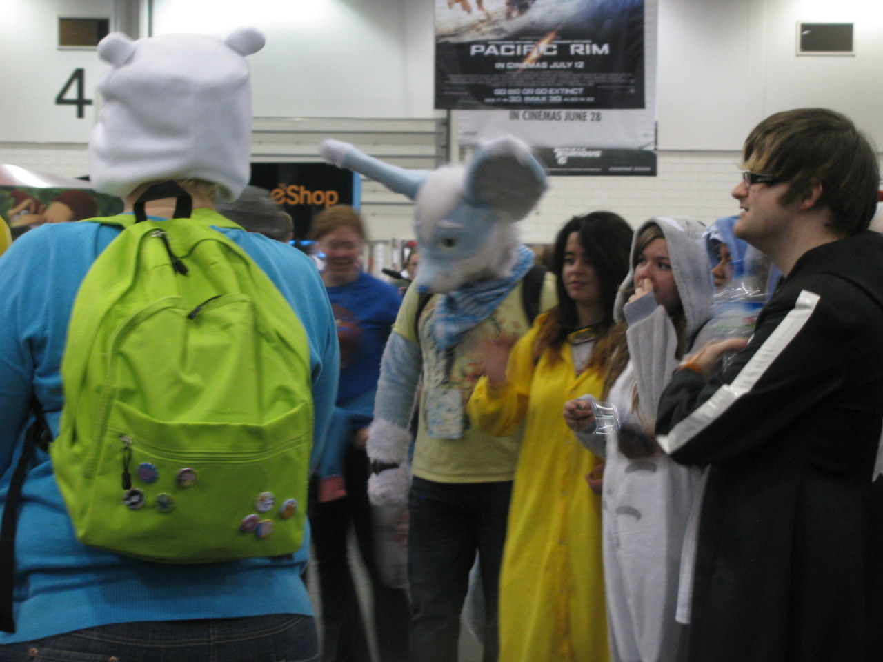 most of the fursuiters didnt have their heads on or were walking too fast for me