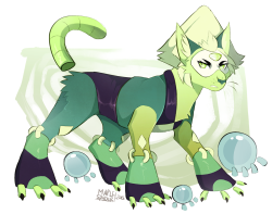 maplespyderart:  Okay, Steven Universe but cats! Had these all drawn out over the course of two days - they were fun, especially Jasper c: 