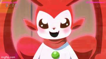 Dinosaur King DIGIMON AU Laura And Cutemon I Thinking Lunamon But I Don Think We Need Lunamon In That
