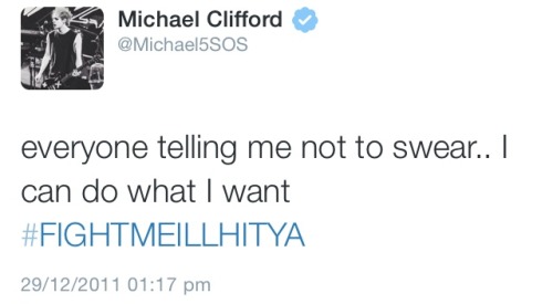 punkxash:  Michaels old tweets give me life 