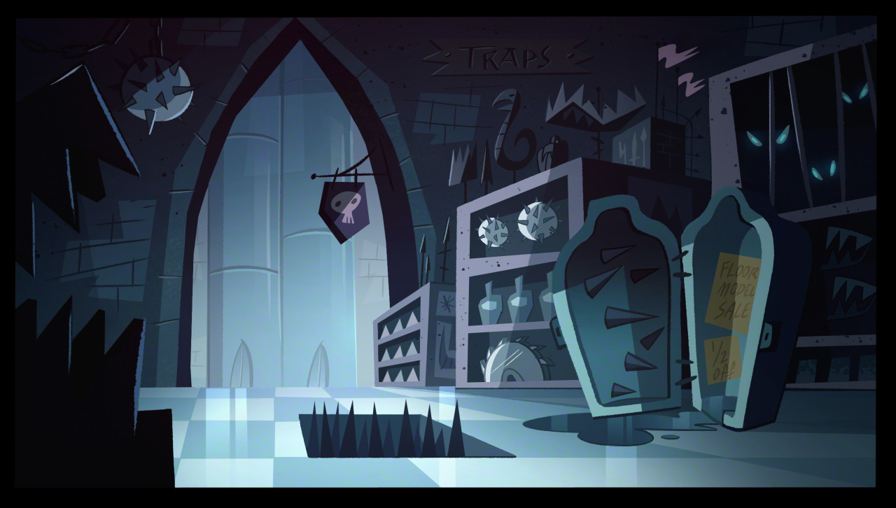 hjmichelle:  More backgrounds that I painted for Star vs the Forces of Evil! Episode