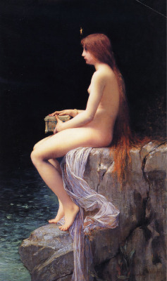 arthistorianmindswirls:  Jules Joseph Lefebvre, Pandora