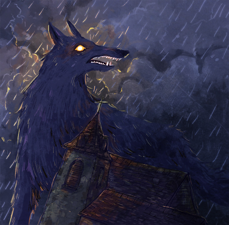 muredraws: church grim