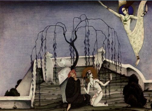 Arabian Nights illustrations by Kay Nielsen1. “The dervish arranged for them to be togeth