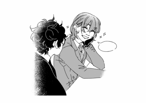 todoyamas:i drew this based on a dream i had….. please pretend it’s valentine’s d